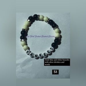 NY Yankees Baseball Bracelet
